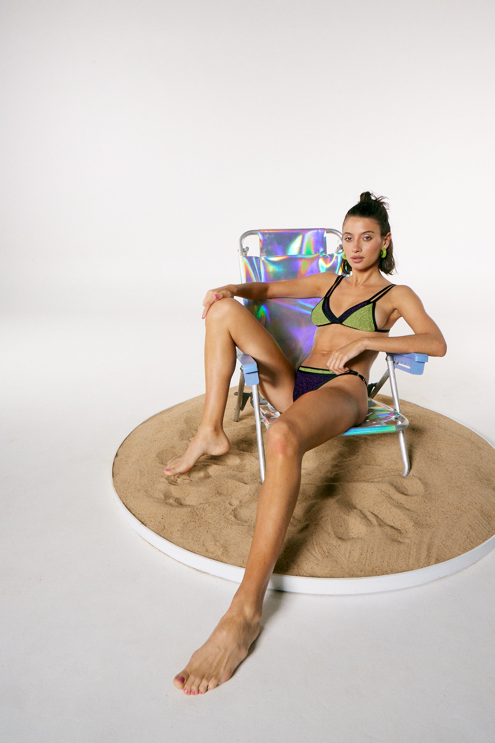 BIKINI CANNES - LIME & VIOLET