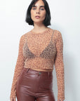 LOUISE T-SHIRT - LEOPARD