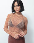 LOUISE T-SHIRT - LEOPARD