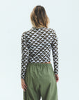 POLERA TINI MONOGRAM - GREEN