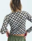 POLERA TINI MONOGRAM - GREEN