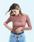 REMERA LOUISE - LEOPARDO