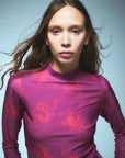 POLERA TINI FUEGO - CEREZA