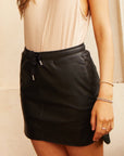 ARCHIVO - FALDA KENYA ENGOMADA BLACK