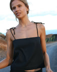 NINA TOP - BLACK