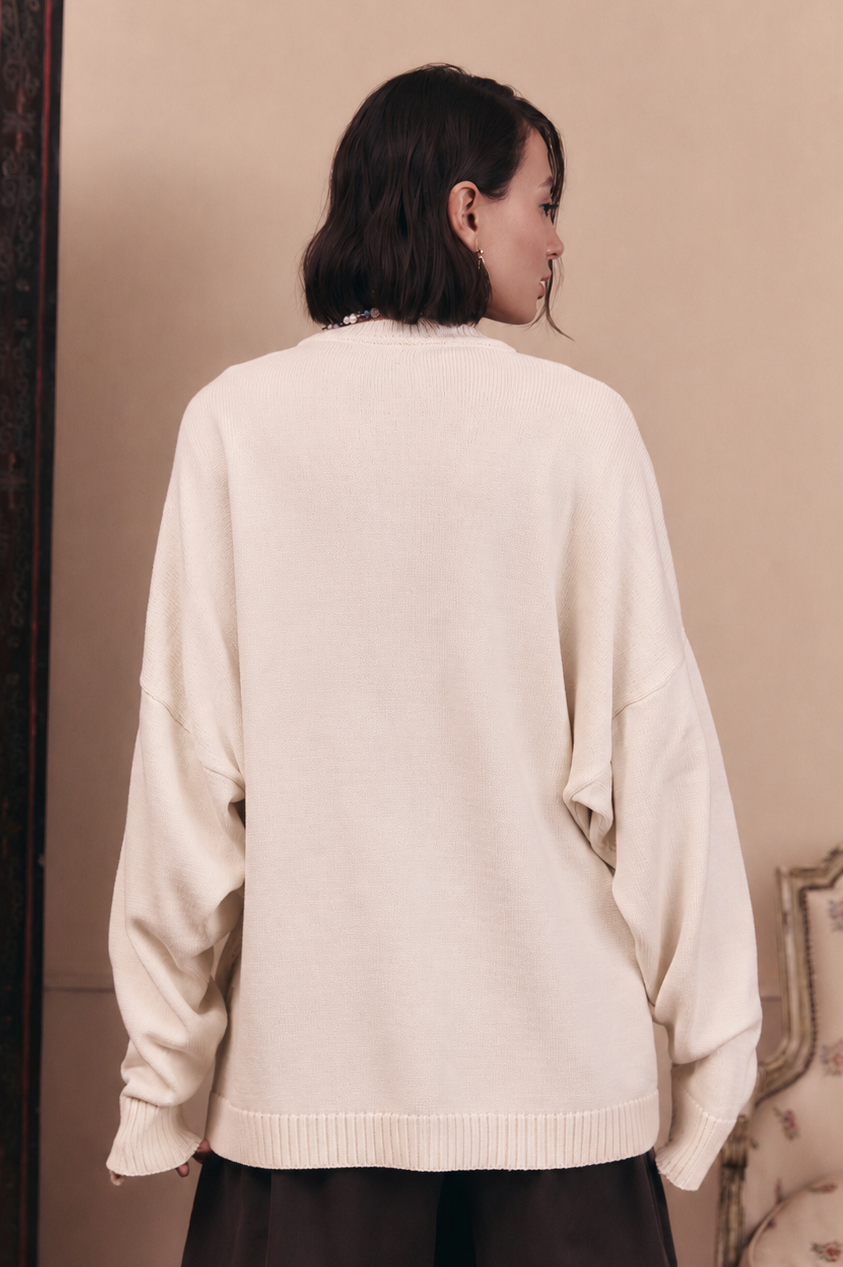 SWEATER PAUSA - OFF WHITE