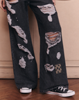 JEAN Nº21 TRASH - THE STRAIGHT GREY