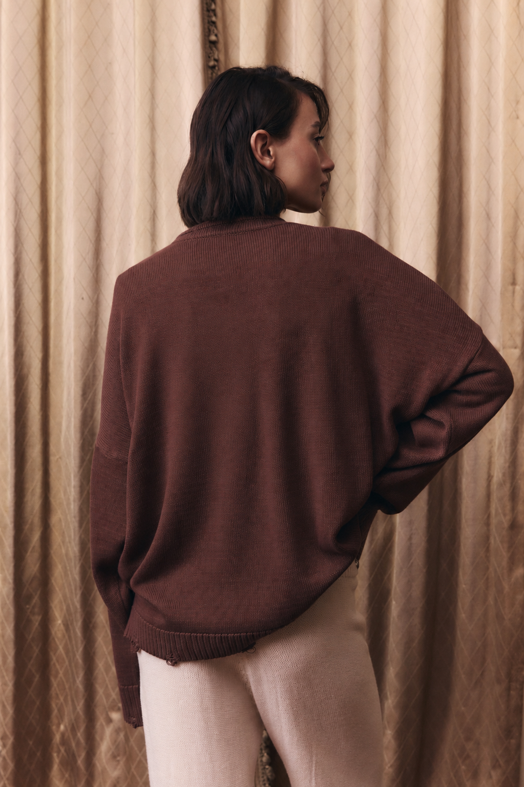 SWEATER PAUSA - COFFEE