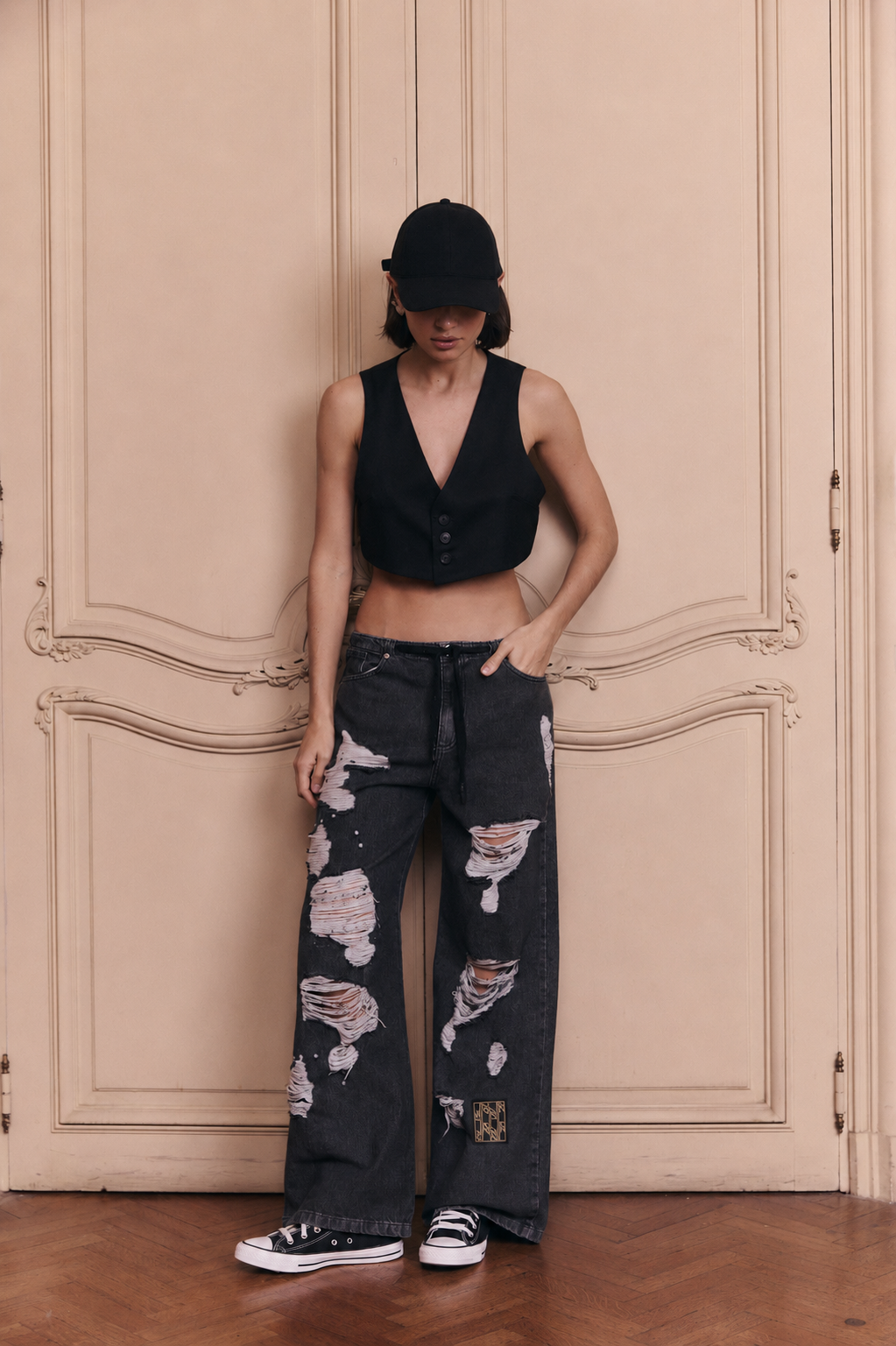 JEAN Nº21 TRASH - THE STRAIGHT GREY