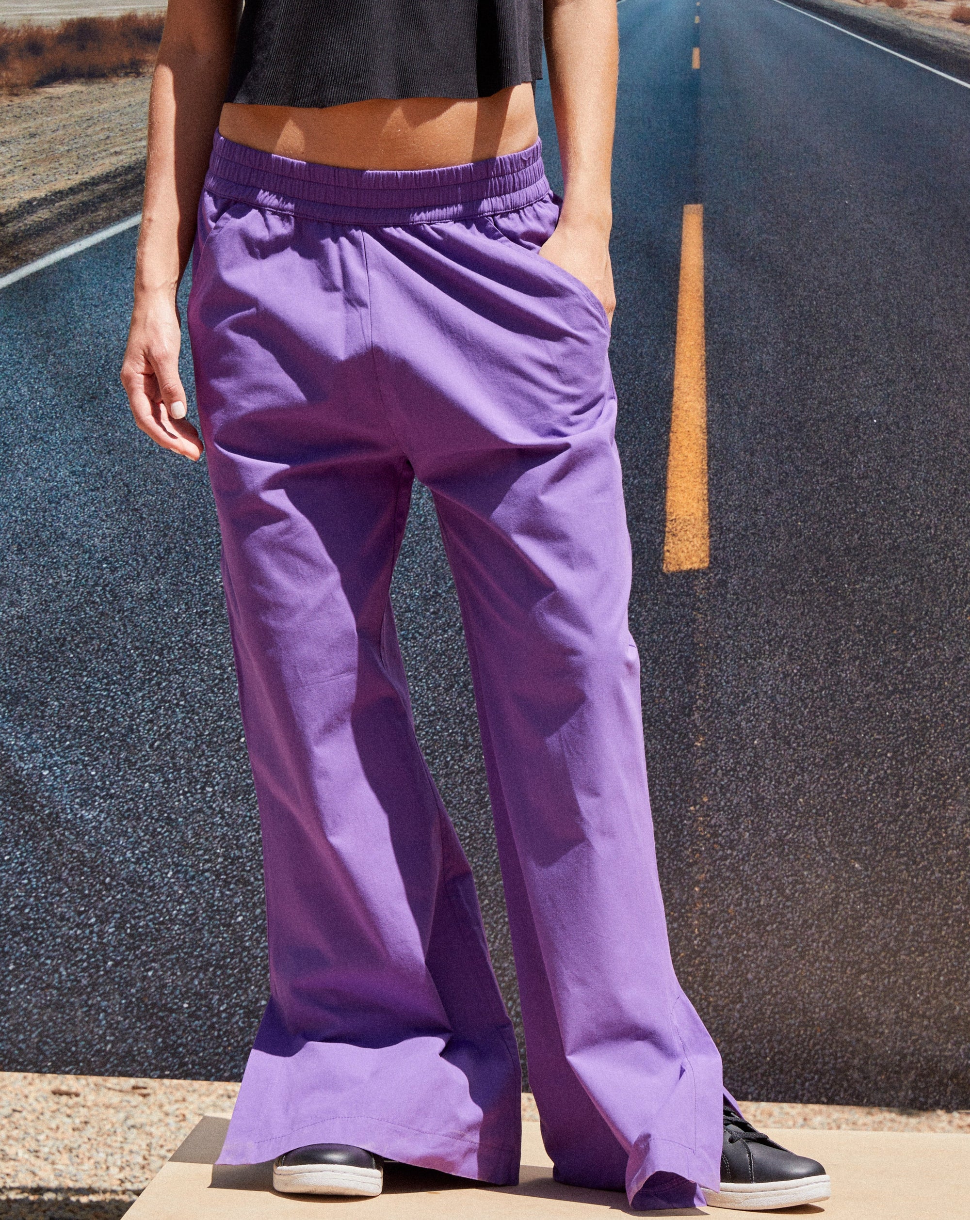 JACKIE TROUSERS - VIOLET