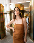 FORMENTERA DRESS - CAMEL