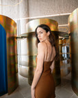 FORMENTERA DRESS - CAMEL