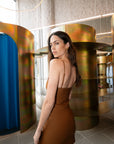 FORMENTERA DRESS - CAMEL