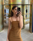 FORMENTERA DRESS - CAMEL