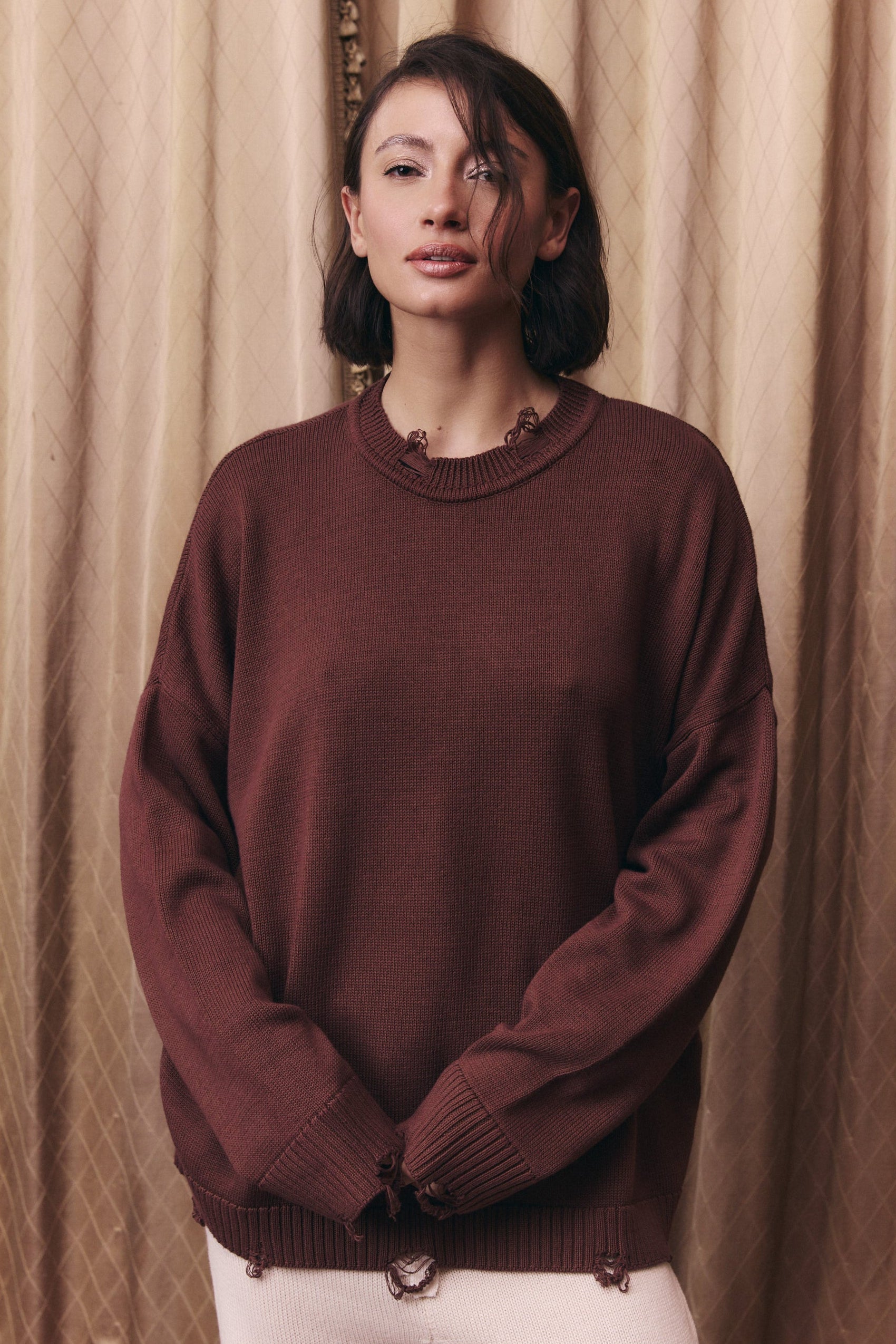 SWEATER PAUSA - COFFEE