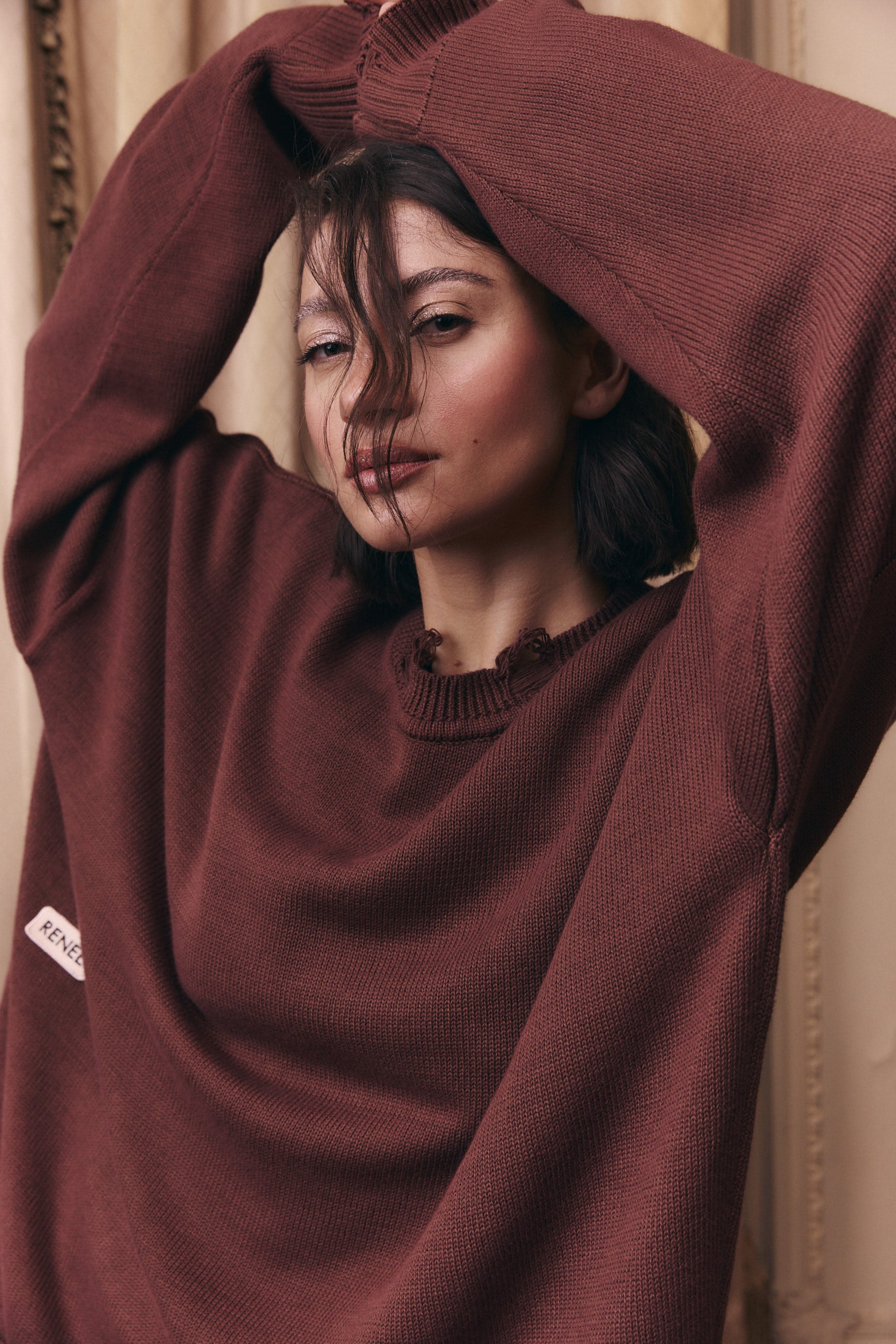 SWEATER OLÍMPICO - COFFEE