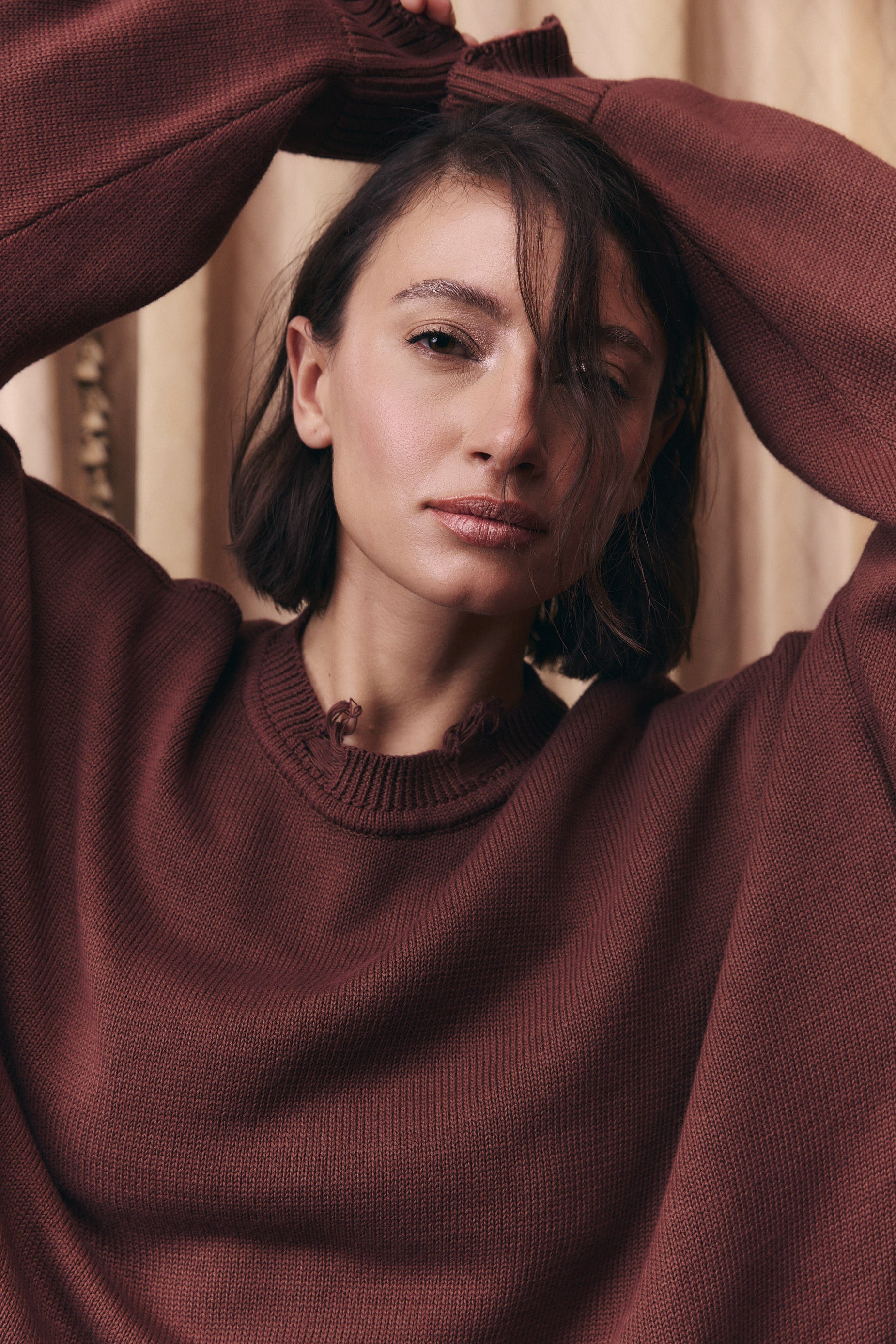 SWEATER OLÍMPICO - COFFEE
