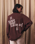 SWEATER OLÍMPICO - COFFEE