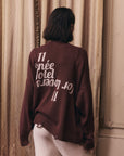 SWEATER OLÍMPICO - COFFEE