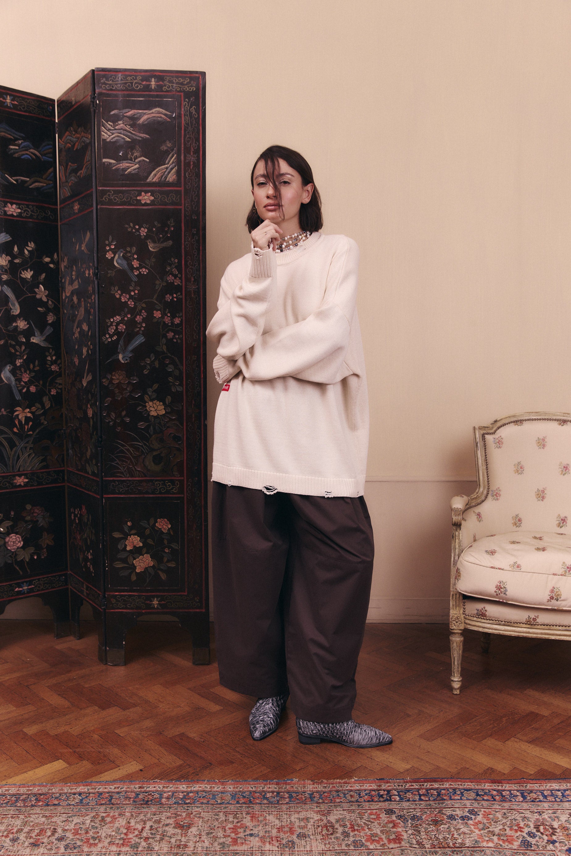 SWEATER OLÍMPICO - OFF WHITE