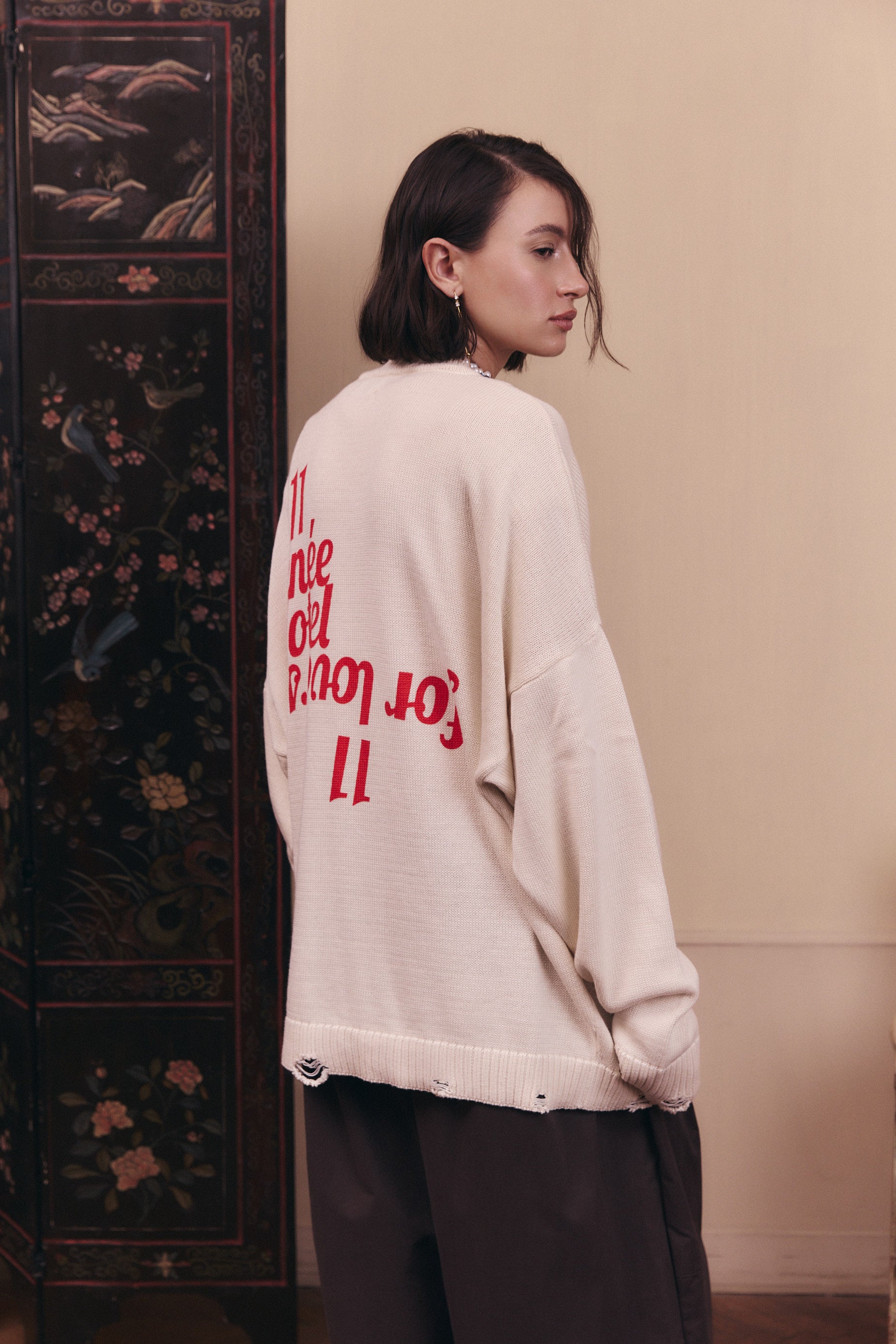 SWEATER OLÍMPICO - OFF WHITE