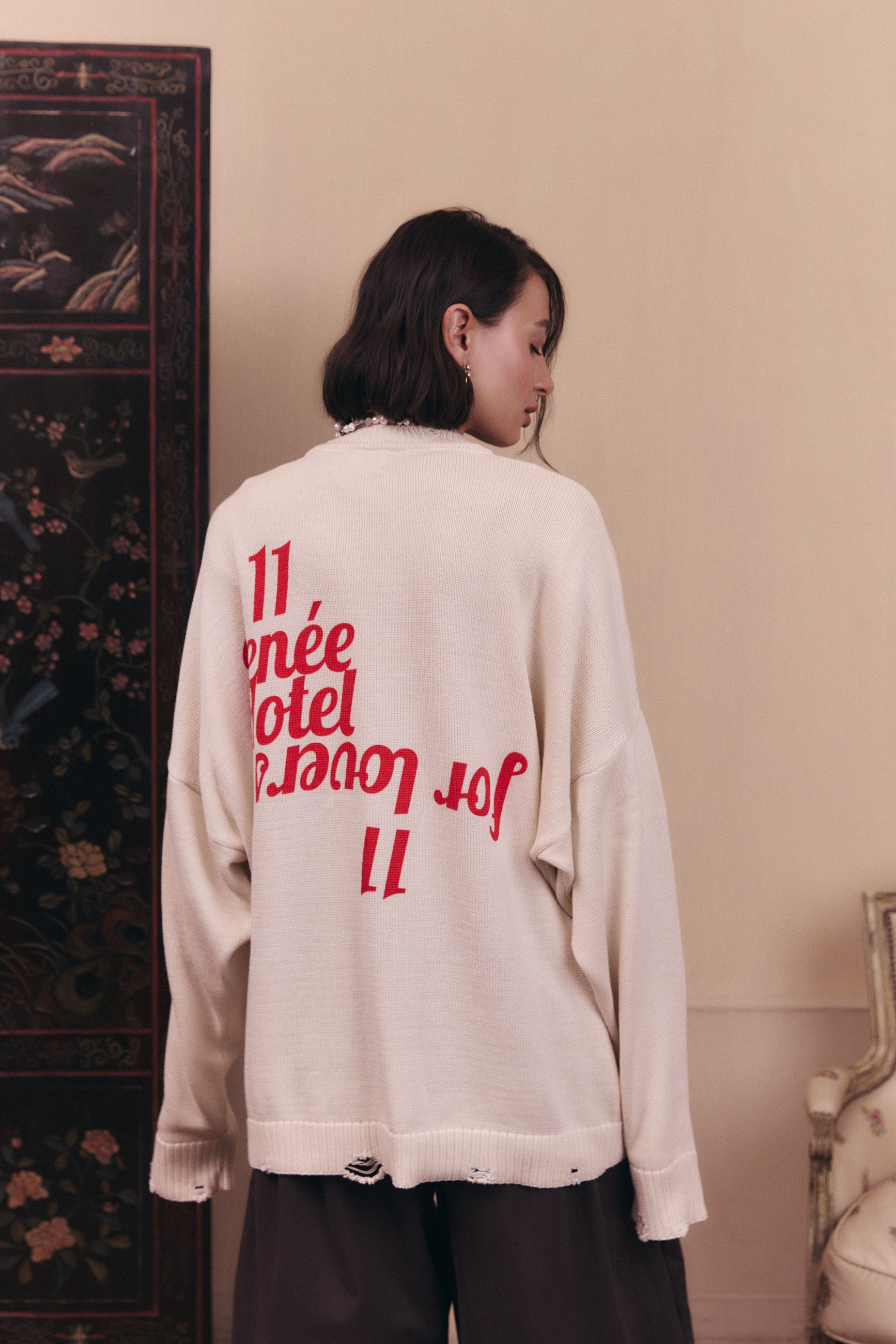 SWEATER OLÍMPICO - OFF WHITE