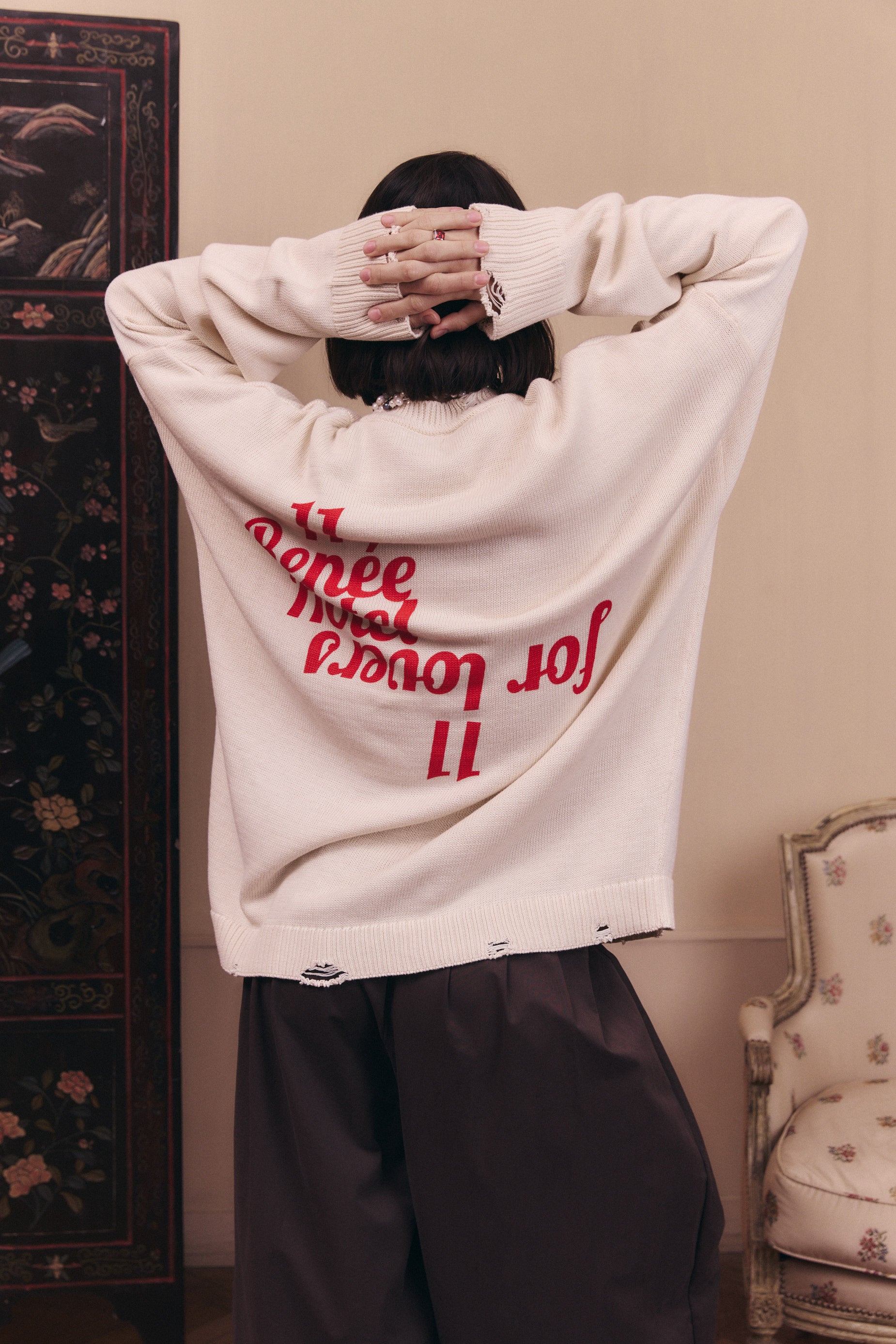 SWEATER OLÍMPICO - OFF WHITE