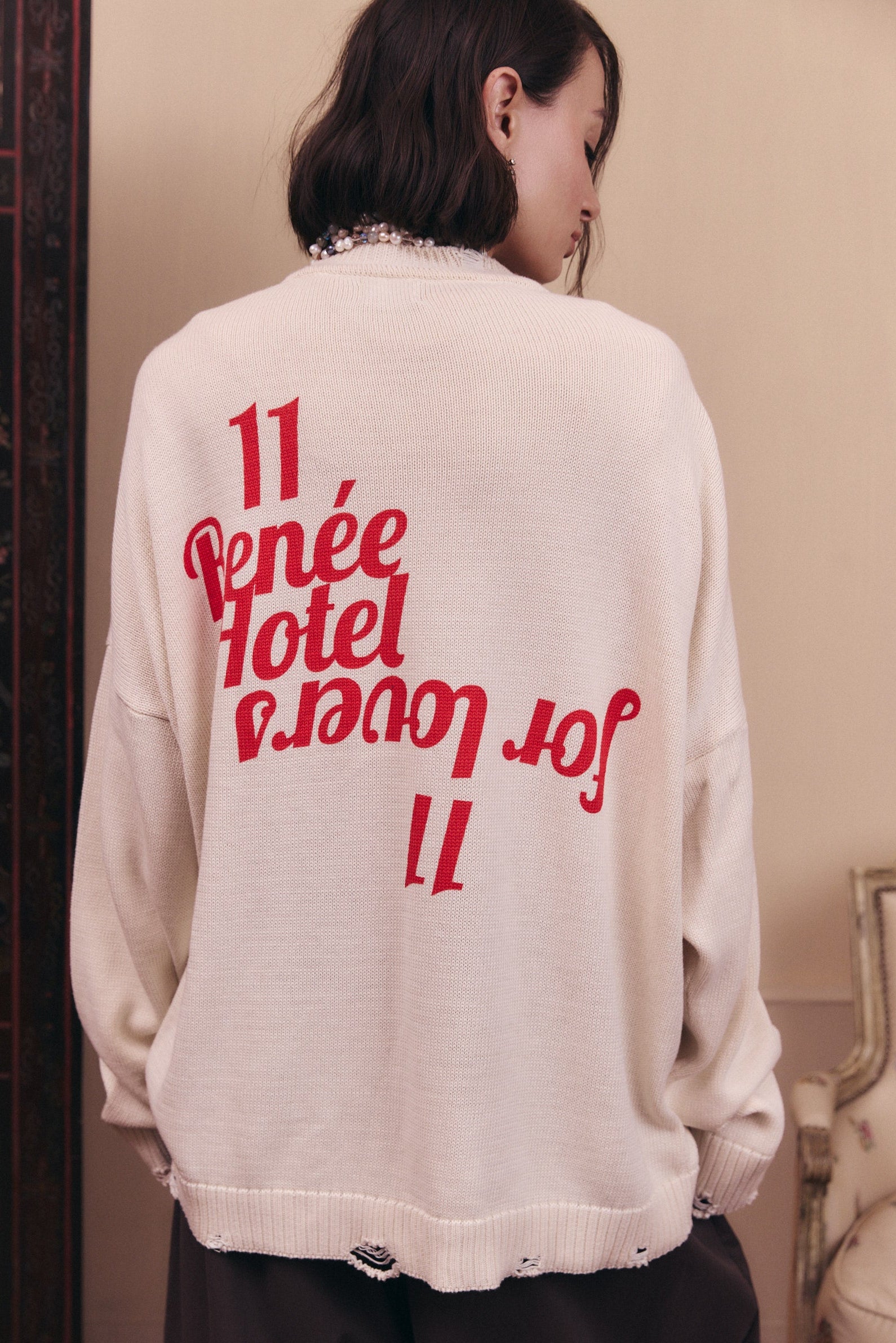 SWEATER OLÍMPICO - OFF WHITE