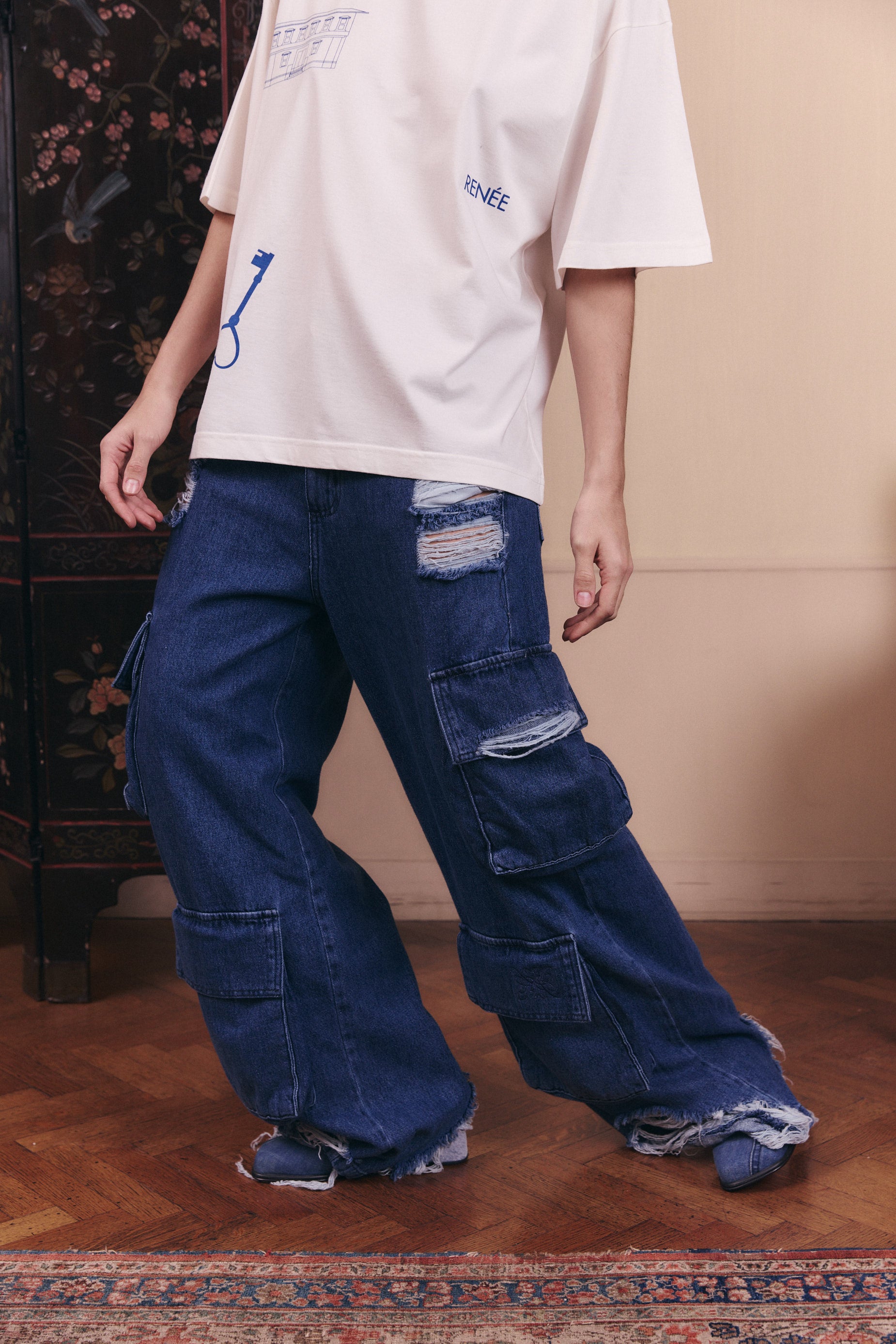 JEAN Nº20 TRASH - THE CARGO BLUE