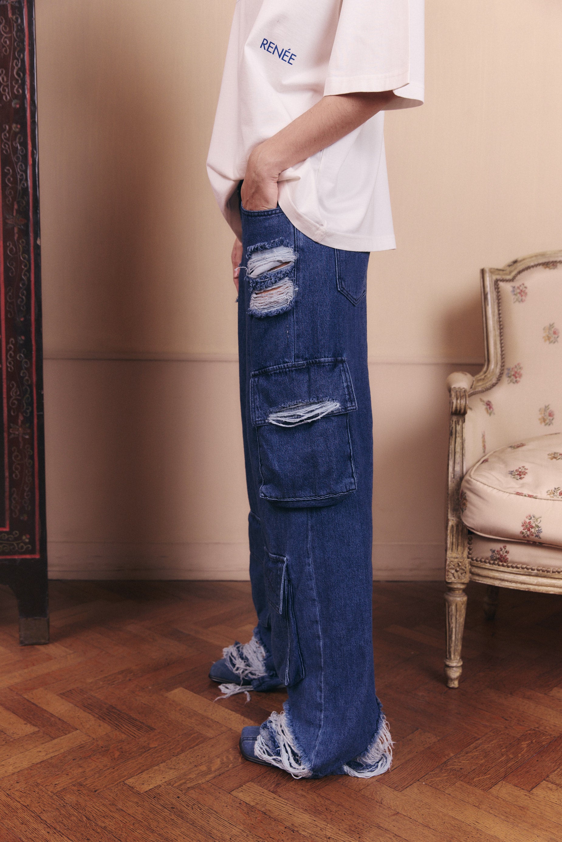 JEAN Nº20 TRASH - THE CARGO BLUE
