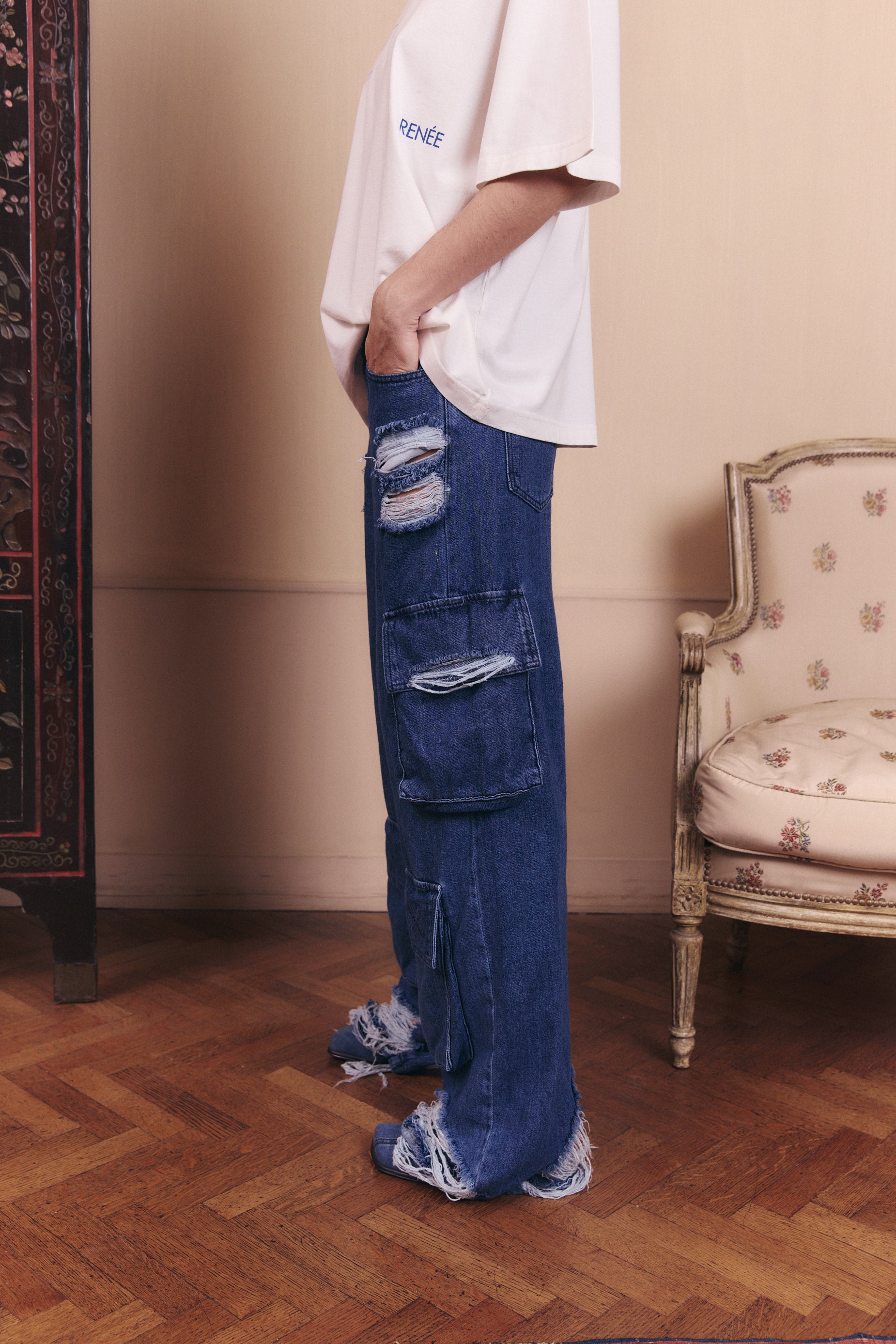 JEAN Nº20 TRASH - THE CARGO BLUE