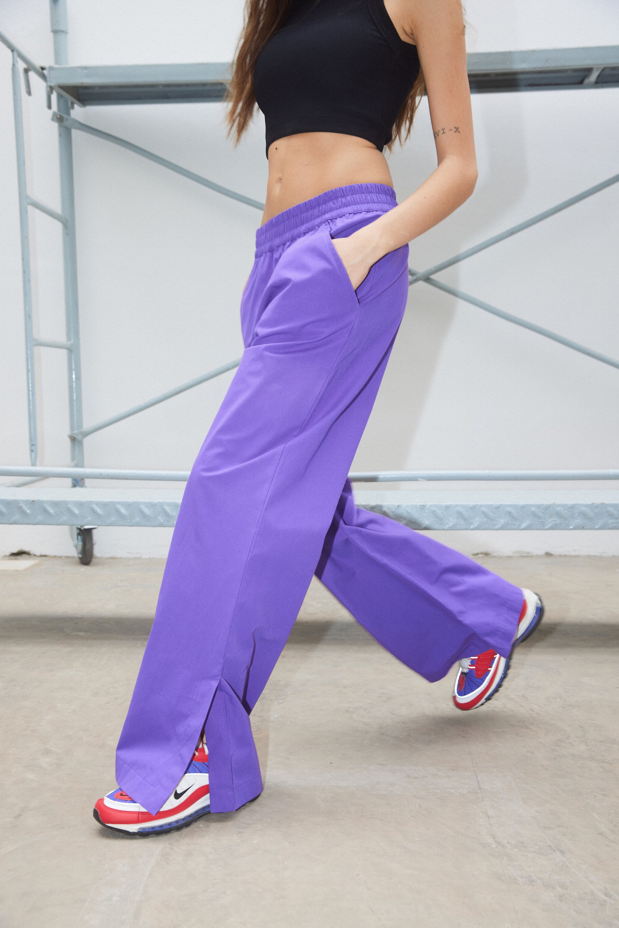 JACKIE TROUSERS - VIOLET