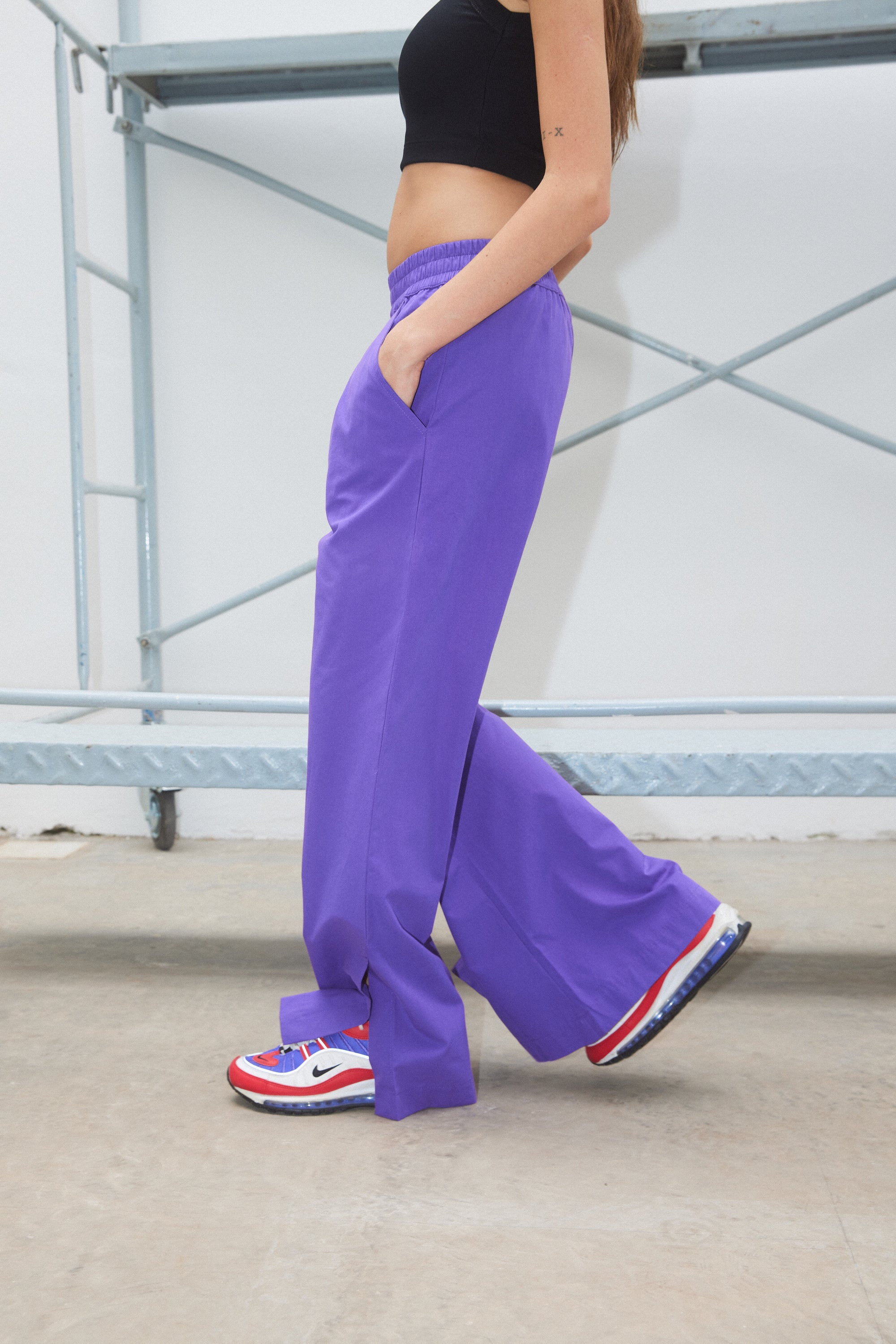 JACKIE TROUSERS - VIOLET