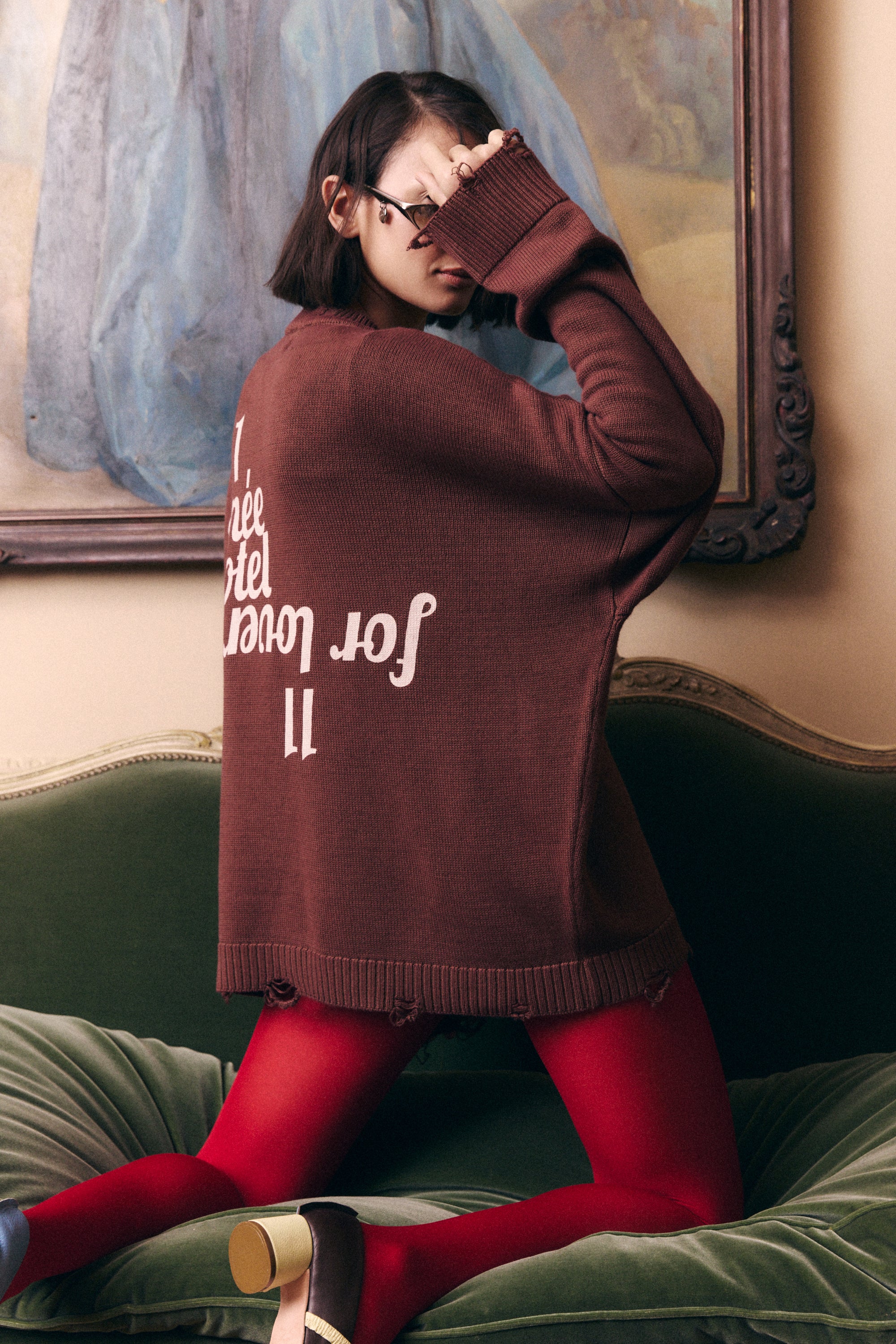 SWEATER OLÍMPICO - COFFEE