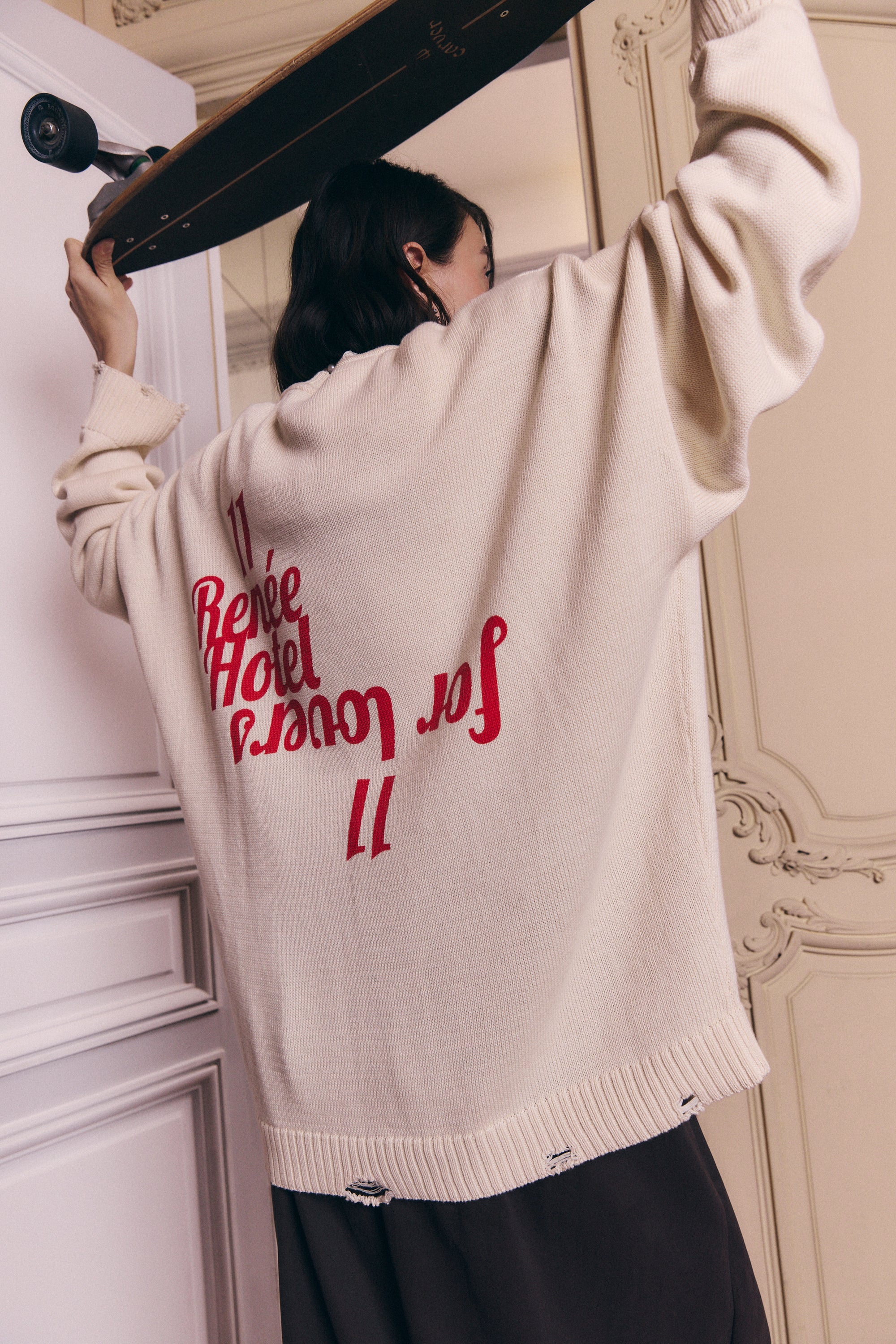 SWEATER OLÍMPICO - OFF WHITE