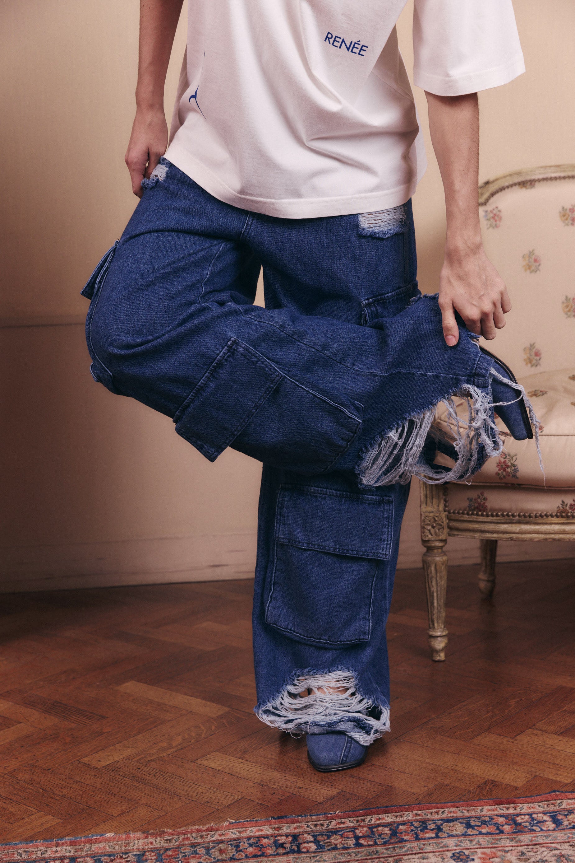 JEAN Nº20 TRASH - THE CARGO BLUE