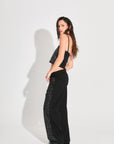 JEAN Nº21 – THE STRAIGHT SHINY BLACK