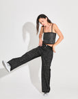 JEAN Nº21 – THE STRAIGHT SHINY BLACK