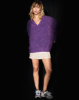 SWEATER FUKUI BATIK - VIOLET