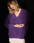 SWEATER FUKUI BATIK - VIOLET