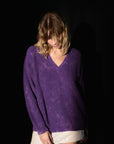 SWEATER FUKUI BATIK - VIOLET