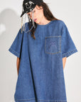 VESTIDO CÓSMICO - BLUE