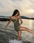 VESTIDO PERLA - ARMY