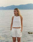 SHORT HECHIZO - OFF WHITE