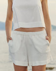 SHORT HECHIZO - OFF WHITE