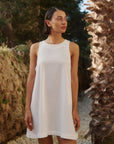 VESTIDO VOLCÁNICO - OFF WHITE