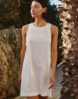 VESTIDO VOLCÁNICO - OFF WHITE