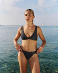 BIKINI HUELLA - BLACK & SILVER