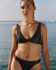 BIKINI HUELLA - BLACK & SILVER