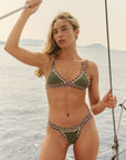BIKINI DIAMANTE - ARMY & COFFEE